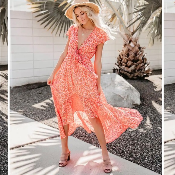 Vici Dresses & Skirts - Vici High Low Pocketed Dress